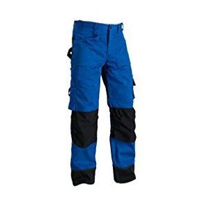 Blaklader 15231860 broek zonder zakken met klinknagels, korenblauw/zwart, maat C56