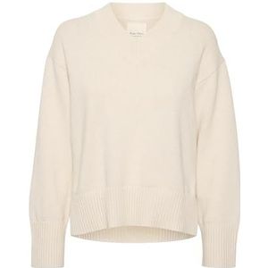 Part Two LilinaPW Vrouwelijke Boxy Fit Lange Mouwen Pullover, Berkenmelange, M