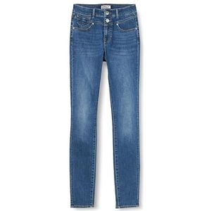 ONLY Dames Onlwauw Hw Dou But Cut Skinny Dnm Ext, blauw (medium blue denim), (M) W x 34L