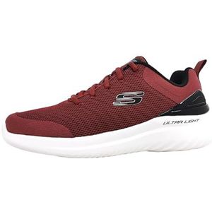Skechers - Bounder 2.0 Nasher - Sneakers - Bourgondië - Mesh Zwarte Trim