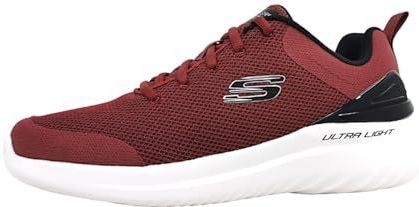 Skechers - Bounder 2.0 Nasher - Sneakers - Bourgondië - Mesh Zwarte Trim