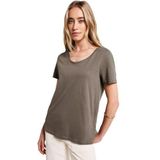 Street One - Gerda - T-shirt - Effen - Katoen-Modaalmix