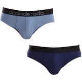 Abanderado sensitive slip voor heren, donkerblauw/lichtblauw, XXL