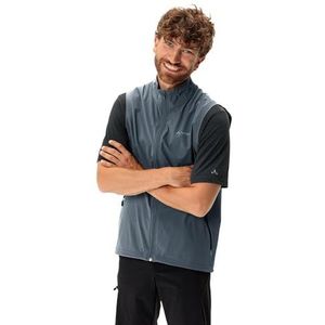 Vaude - Yaras Vest - Fietsbodywarmer - Blauw - Stretch - DWR-geïmpregneerd