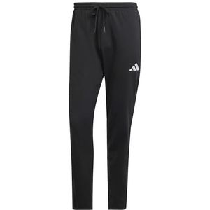 adidas Heren ESSENTIALS SMALL LOGO SINGLE JERSEY PANT, black/white, M