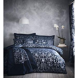 Portfolio Eiken Tree Dekbedovertrek Bed Set, Blauw, Dubbel