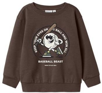 Sweatshirt - Regular Fit - Geborstelde Sweatstof - Lange Mouwen