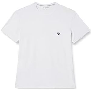 Emporio Armani Superfijn Katoenen T-Shirt Wit, Wit, M