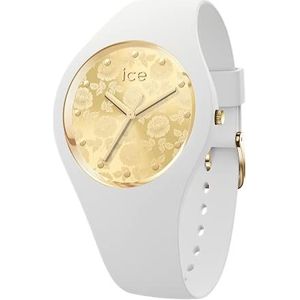 Ice-Watch - ICE flower White chic - wite damenhorloge met siliconen armband - 019205 (Maat S)