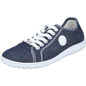 Rieker Dames 52823 blotevoetenschoen, blauw, 36 EU, blauw, 36 EU