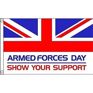 UK Armed Forces Day vlag 90x60cm - Armed Forces Day vlag 60 x 90 cm - Vlaggen - AZ VLAG