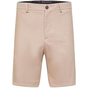 Selected Homme Herenshorts, elegant, Zand/patroon: harringbone, XL