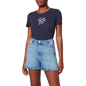 Tommy Hilfiger Dames Rome Straight Hw Jul Shorts, denim, 26W