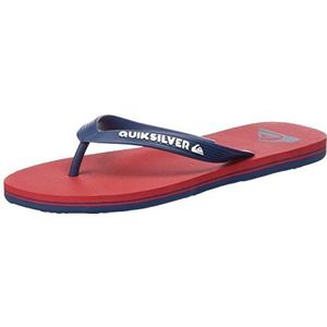 Quiksilver MOLOKAI Flip-Flop voor heren, Veelkleurig Rood Blauw Rood Xrbr, 44 EU