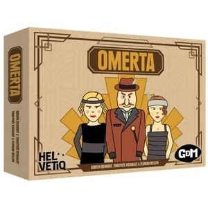 GDM Omerta Memory Card Game, bordspel, Light Memory Game, van 3 tot 5 spelers, vanaf 8 jaar, 20 minuten