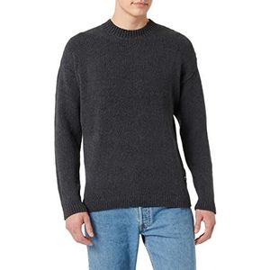 TOM TAILOR Denim Uomini Gebreide trui 1033534, 30555 - Anthra Grey Knit Mouline, M