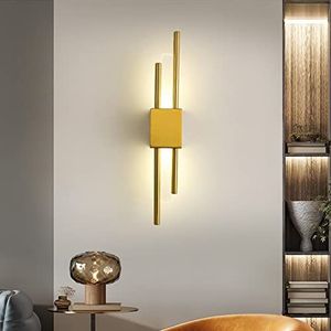 Moderne LED-wandlamp, 50CM Gouden Art Decor Muur Schansen, Acryl & Iron Lampbody, Voor Woonkamer Slaapkamer Badkamer Keuken Gang Binnenverlichting