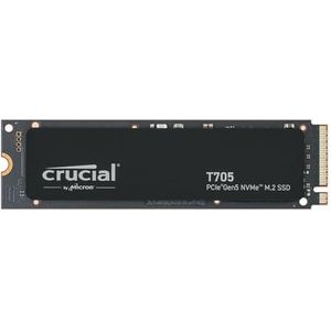 Crucial - T705 - SSD - 4TB - PCIe Gen5 NVMe M.2 interne Gaming SSD - Tot 14.100MB/s