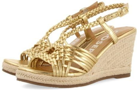 Gioseppo - Glide - Sandalen - Goud - Hoge Jute Hak