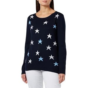 blonda Dames fijn gebreide trui 15410511-BL01, Marine, XS/S, marineblauw, XS/S