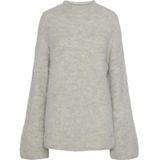 PIECES Trui 'PCMALA'  lichtgrijs