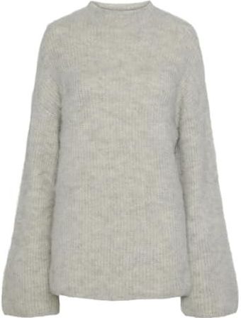 PIECES Trui 'PCMALA'  lichtgrijs