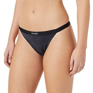 HUGO Lurex Letter voor dames, zwart 1, XS