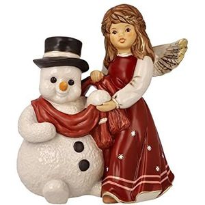 Goebel Kerstdecoratie engelfiguur gemaakt van porselein, afmetingen: 14,5 cm x 13 cm x 9,5 cm, 41-675-29-1