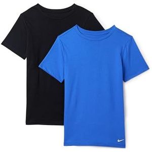 Nike - Sportswear Shirt - Koningsblauw - 2 Pack - Kwartmouw