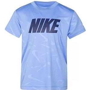 NIKE S6474462 T-shirt met korte mouwen voor kinderen, volwassenen, uniseks, blauw (86j144-b9f)/B, standaard