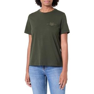 REG Tonal Shield SS T-shirt, groen, XS