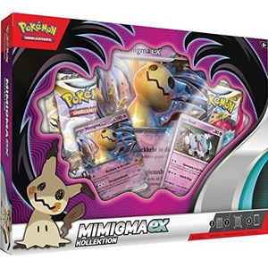 Pokémon - Verzamelkaartspel: collectie Mimigma-ex (2 holografische promotiekaarten, 1 oversized holografische kaart en 4 boosterpacks)