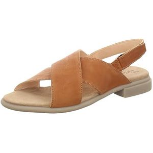 THINK! Dames KAMAA_3-000739 chroomvrij gelooide duurzame riempjes sandalen, 3000 Cuoio, 40 EU, 3000 Cuoio, 40 EU