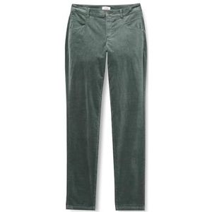 s.Oliver Sales GmbH & Co. KG/s.Oliver Cord-broek voor dames, relaxed fit corduroy, relaxed fit, groen, 36W x 32L