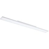 LED plafondlamp TURCONA wit gesatineerd L: 120cm B: 10cm H: 6cm frameloos design