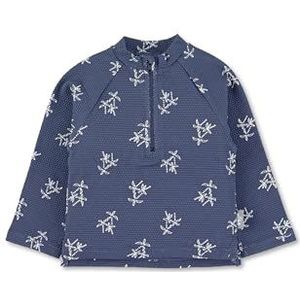 Sterntaler Zwemshirt met lange mouwen voor jongens, palmen, blauw, 86 cm