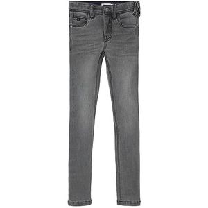 NAME IT Skinny Fit jeans voor jongens, middengrijs denim, 158 cm