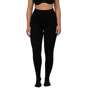 Ulla Popken Thermische panty voor dames, grote maten, zwart (10), 60 grote maten