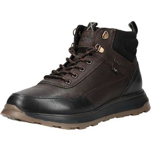 s.Oliver - Veterboots - Donkerbruin / Zwart