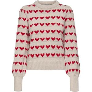 Jacqueline de Yong - Jdysigrid Life On Puff - Trui - Cement