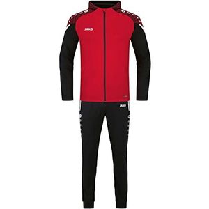 JAKO Unisex kinderen presentatiepak Performance, rood/zwart, 164