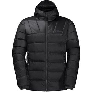 Jack Wolfskin Heren Fog Horn Jas, Zwart, M