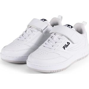 Fila Rega Velcro Sneakers voor kinderen, uniseks, wit, paars, 31 EU Ancho