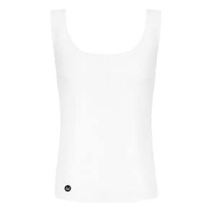 Madnezz House T-shirt voor dames met bandjes, wit, S