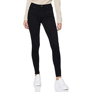 PIECES Delly Skinny Mid Rise Jeans, zwart., (XL) W x 32L