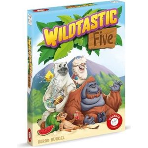 Piatnik 6684 - Wildtastic Five/Vind de juiste dieren voor je wilde park/vanaf 8 jaar / 2-5 spelers/Made in Austria