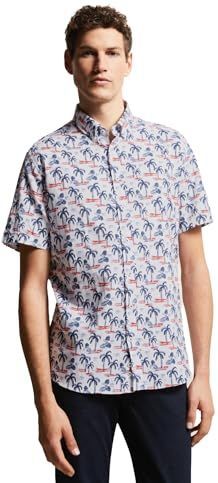 Bugatti - Overhemd - Palmopdruk