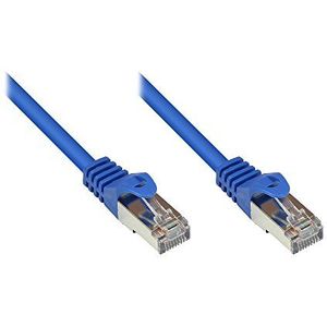 Patchkabel, Cat. 5e, SF/UTP, blauw, 5m, Good Connections®