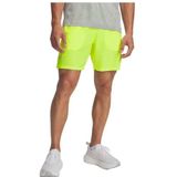 Under Armour - Launch - Korte Broeken - Geel - 7 Inch