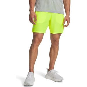 Under Armour UA Launch 7'' Shorts - Hoog Vis Geel/Hoog Vis Geel/Reflecterend - MD